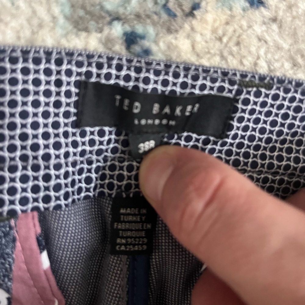 Ted Baker Light Gray Flat Front Shorts - Picture 3 of 3